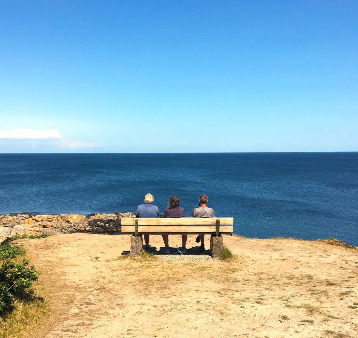 bornholm a vyhlídka na baltské moře