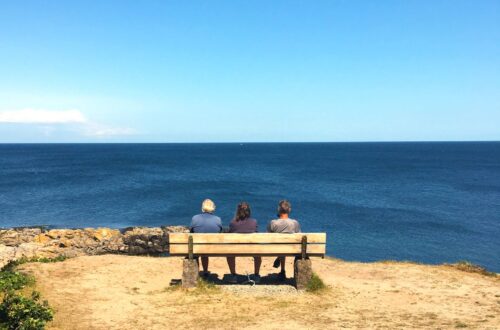 bornholm a vyhlídka na baltské moře